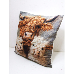 Poduszka Dekoracyjna Byk Krowa 3D 40x40cm